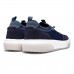 Tênis Democrata Beat Pulse Knit Masculino Marinho / Branco
