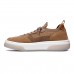 Tênis Democrata Beat Pulse Knit Masculino Marrom / Branco