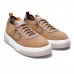 Tênis Democrata Beat Pulse Knit Masculino Marrom / Branco