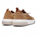 Tênis Democrata Beat Pulse Knit Masculino Marrom / Branco