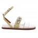 Sport Sandal Jorge Bischoff Com pedraria verde / bege