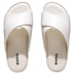 Chinelo Melissa Plataforma Free Cross Feminino Off White