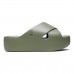 Chinelo Melissa Plataforma Free Cross Feminino Verde