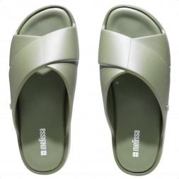 Chinelo Melissa Plataforma Free Cross Feminino Verde