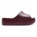 Chinelo Slide Melissa Free Plataforma Feminina Bordô