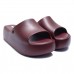Chinelo Slide Melissa Free Plataforma Feminina Bordô