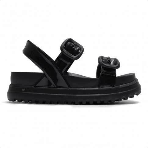 Sandália Melissa Cozy Sandal Platform AD Feminina Preto