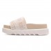 Sandália Melissa Cozy Slide M-Lover Bold Platform Bege