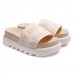Sandália Melissa Cozy Slide M-Lover Bold Platform Bege