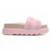 Sandália Melissa Cozy Slide M-Lover Bold Platform Rosa / Bege