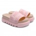 Sandália Melissa Cozy Slide M-Lover Bold Platform Rosa / Bege