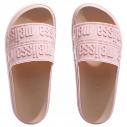 Sandália Melissa Cozy Slide M-Lover Bold Platform Rosa / Bege