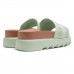 Sandália Melissa Cozy Slide M-Lover Bold Platform Verde / Marrom
