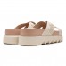 Sandália Melissa Cross M-Lover Platform Feminina Bege / Nude