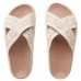 Sandália Melissa Cross M-Lover Platform Feminina Bege / Nude