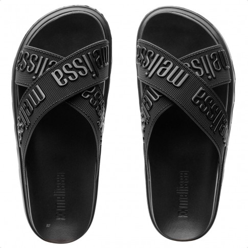 Sandália Melissa Cross M-Lover Platform Feminina Preto