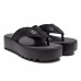 Sandália Melissa M-Lover Thong Platform Feminina Preto