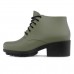 Bota Melissa Stellar Cano Curto Verde / Preto