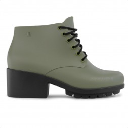 Bota Melissa Stellar Cano Curto Verde / Preto