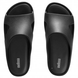 Chinelo Melissa Plataforma Free Cut Out Feminino Preto
