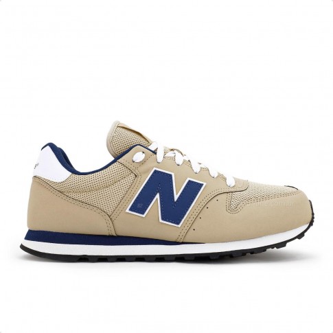 Tênis New Balance 500 V2 Masculino Bege / Marinho