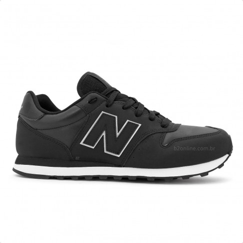 Tênis New Balance 500 V2 Masculino Preto / Branco