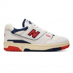 Tênis New Balance 550 Masculino Bege / Vermelho