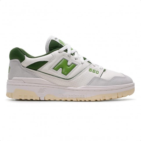 Tênis New Balance 550 Masculino Bege Claro / Verde