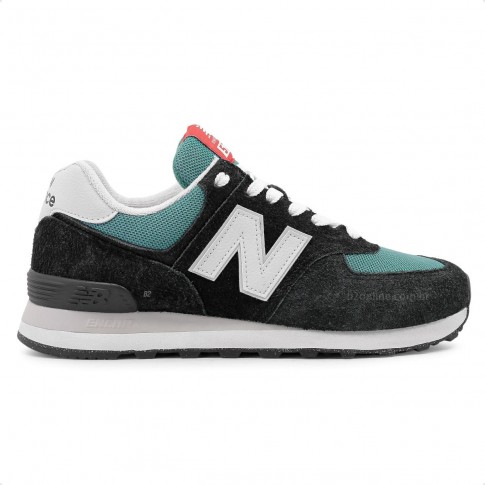 Tênis New Balance 574 V2 Unissex Preto / Azul