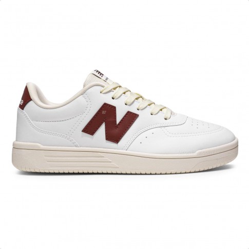 Tênis New Balance BB80 Unissex Bege / Vermelho