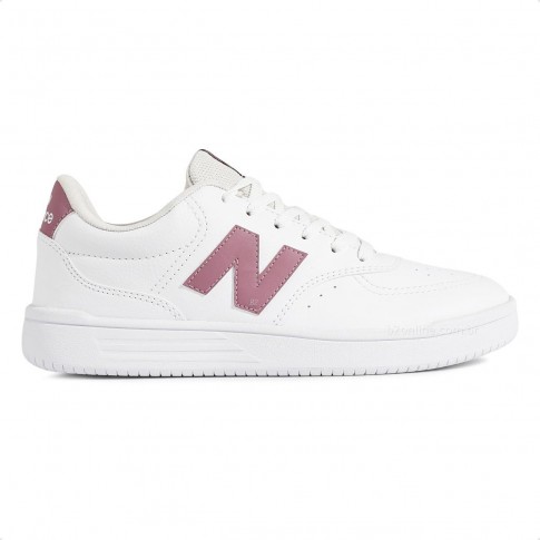 Tênis New Balance BB80 Unissex Branco / Rosa