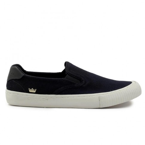 Tênis Osklen Canvas Slip On Preto / Branco