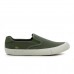 Tênis Osklen Canvas Slip On verde / bege