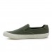 Tênis Osklen Canvas Slip On verde / bege