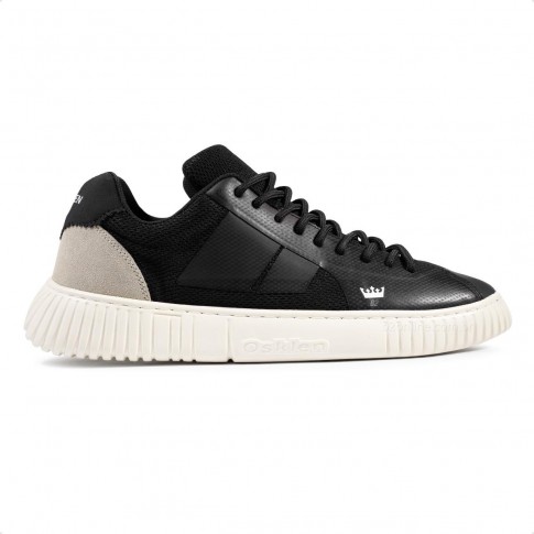 Tênis Osklen Riva Fusionado Masculino Preto / Cinza