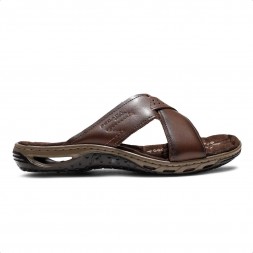 Chinelo Pegada Tiras Masculino Marrom Tabaco
