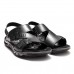 Sandália Pegada Tiras Masculina Preto