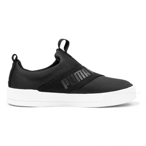 Tênis Puma Carina Slip-on BDP Preto/Branco