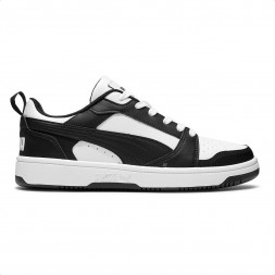 Tênis Puma Rebound V6 Low Bdp Masculino Branco / Preto
