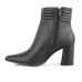 Bota Ramarim Ankle Boot Bico Fino Feminina Preto