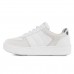 Tênis Ramarim Casual Cadarço Feminino Branco / Bege