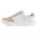 Tênis Ramarim Casual Cadarço Feminino Branco / Bege