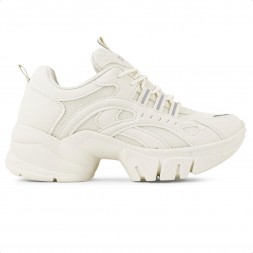 Tênis Ramarim Casual Crystal Sneaker Feminino Bege / Cinza