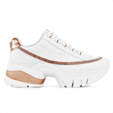 Tênis Ramarim Dreams Casual Feminino Branco / Rosê