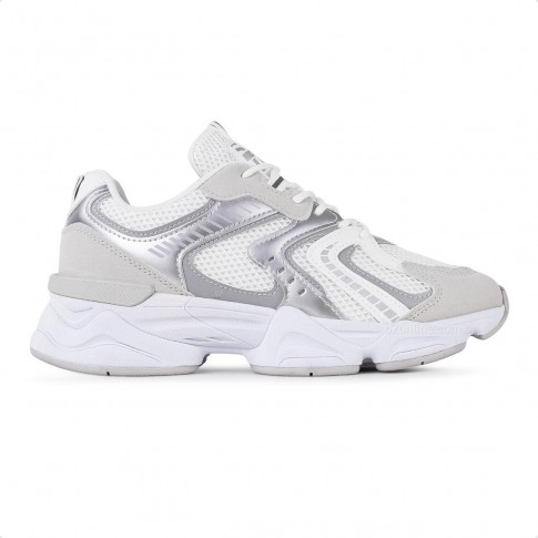 Tênis Ramarim Sneaker Lifestyle Feminino Branco / Prata