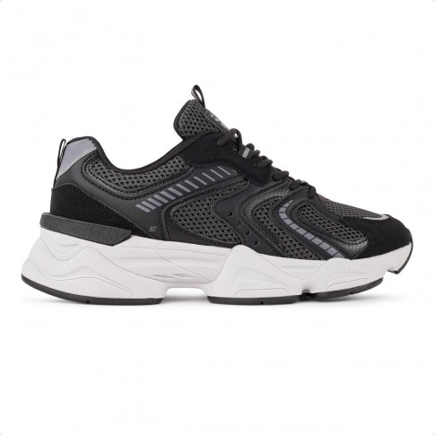 Tênis Ramarim Sneaker Lifestyle Feminino Preto / Cinza