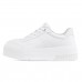 Tênis Ramarim SNK Casual Caixa Alta Feminino Branco / Prata