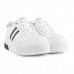 Tênis Ramarim SNK Casual Caixa Alta Feminino Branco / Preto