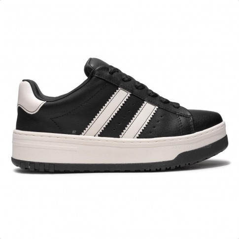 Tênis Ramarim Summer Casual Feminino Preto / Bege