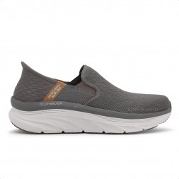 Tênis Skechers D'Lux Walker Masculino Marrom / Cinza